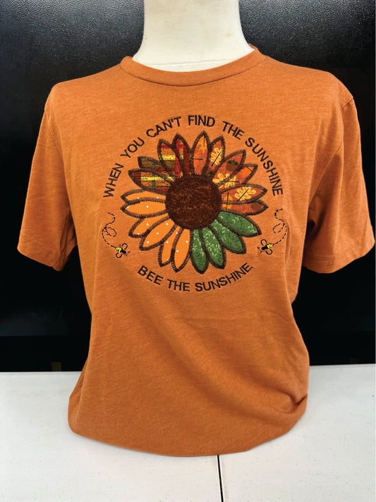 Rust Sunflower Sunshine T-Shirt