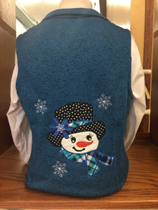 Blue Snowgirl (Sweater) Vest SM-4X