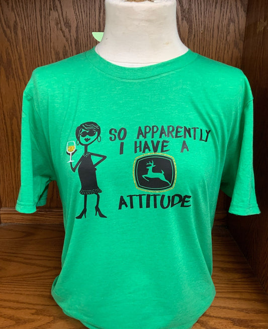 Sassy Girl "Deere Attitude" T-Shirt S-2X