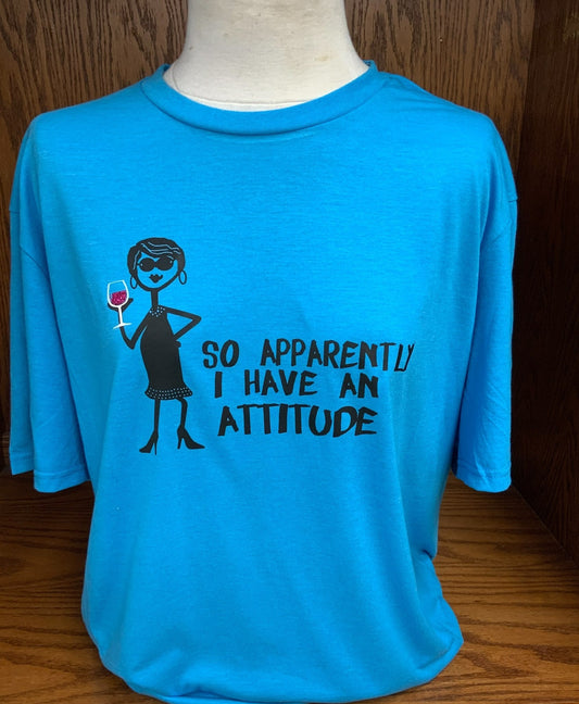 Sassy Girl " Attitude" T-Shirt S-2X