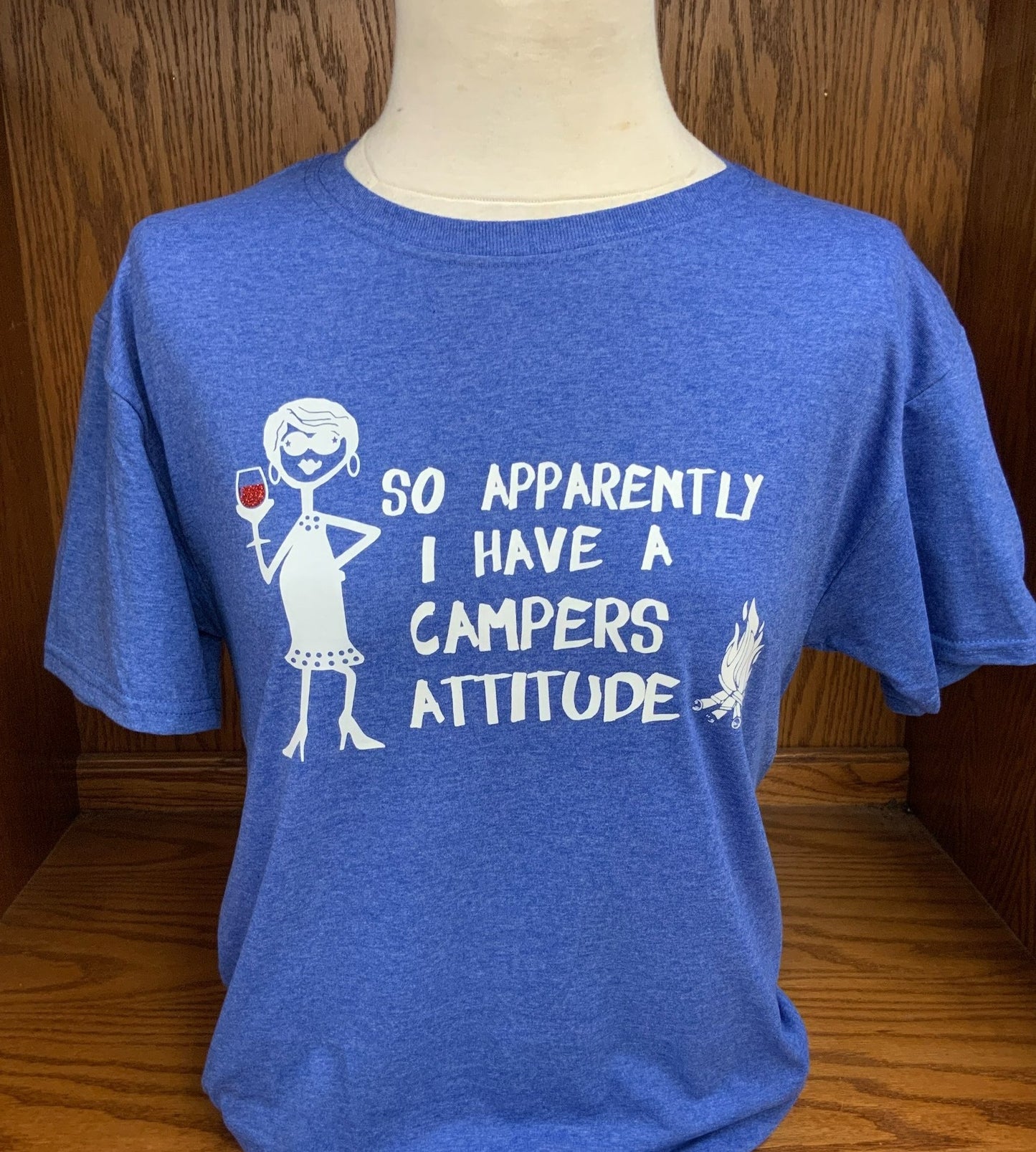 Sassy Girl "Campers Attitude" T-Shirt S-2X