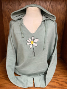 Beach Fleece Hoody (Sage) S-4X