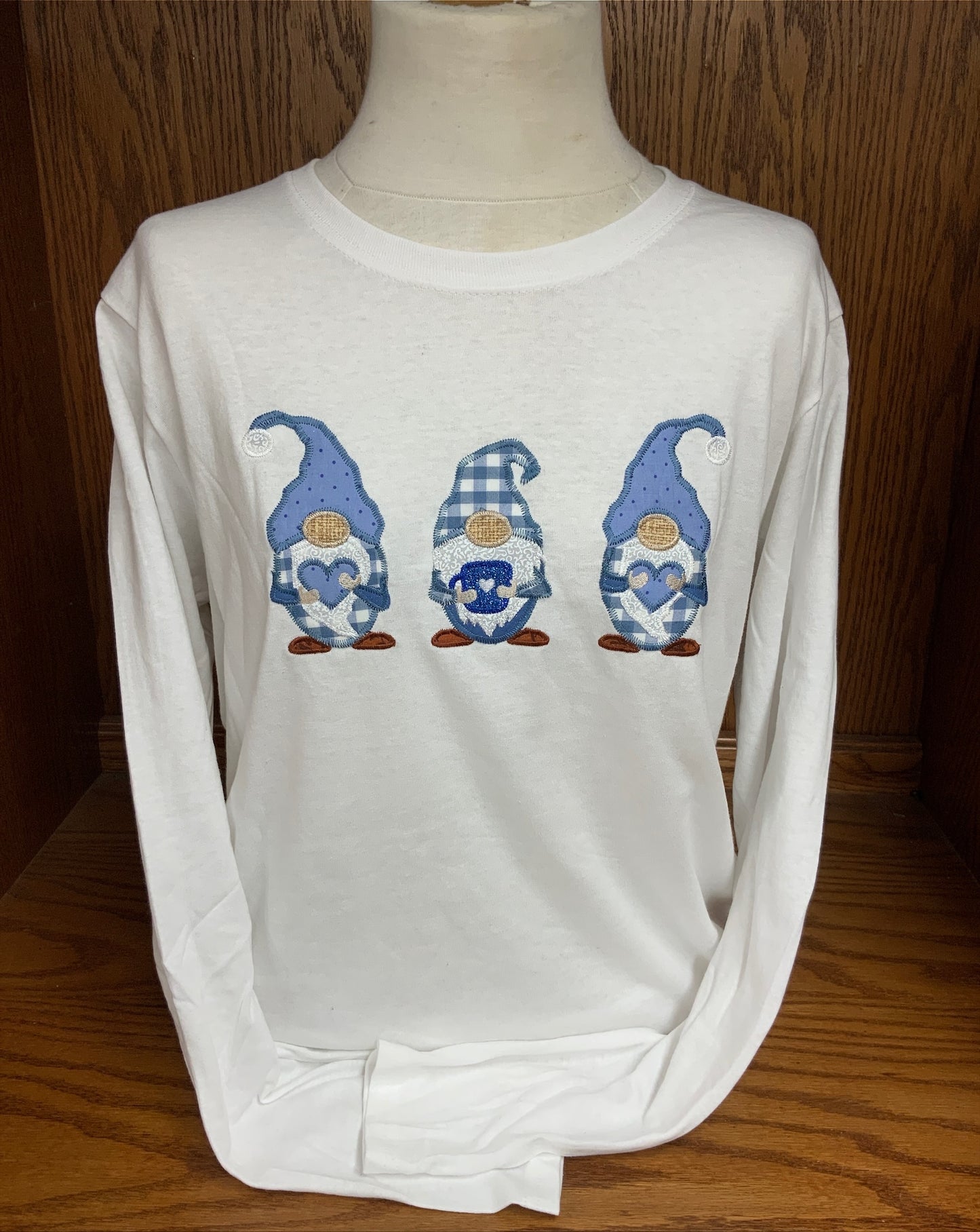 Long Sleeve T-Shirt  3 Winter Gnome S-4X