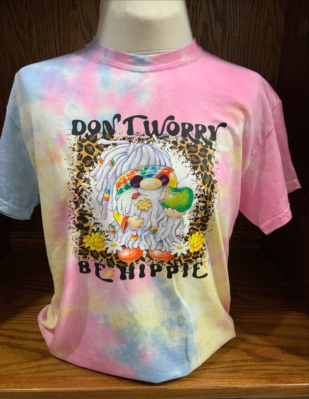 Don't Worry Be Hippy T-Shirt SM-3X