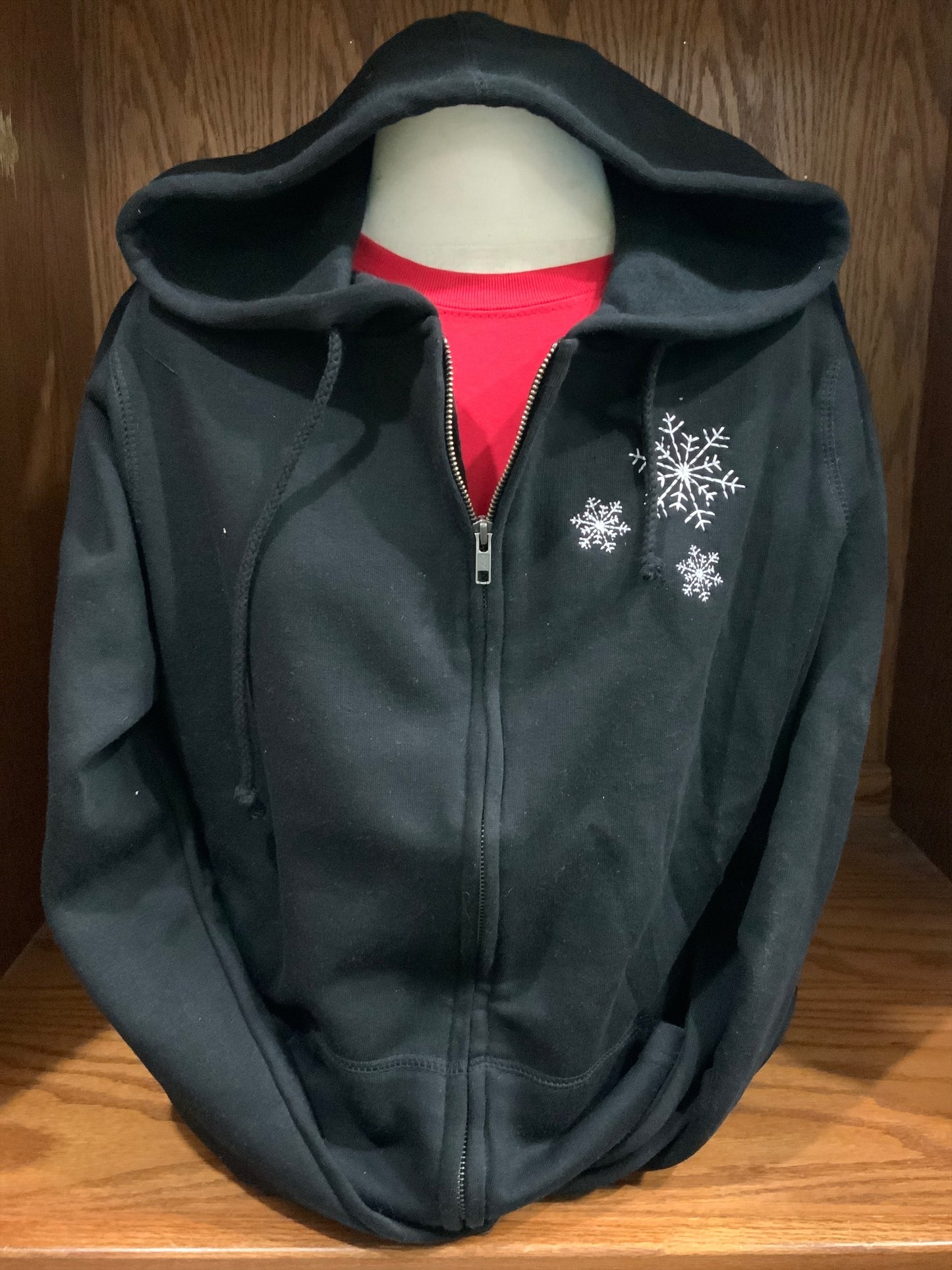 Snow Gnome Zip Hoodie S-4X
